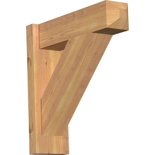 Ekena Millwork Traditional Smooth Craftsman Outlooker, Western Red Cedar, 5 1/2"W x 18"D x 18"H OUT06X18X18TRA04SWR - main